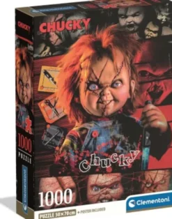 Clementoni Puslespil - Gyserfilm - Chucky - 1000 Brikker