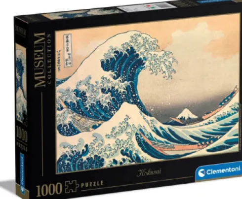 Clementoni Puslespil - Hokusai Wave - Museum - 1000 Brikker
