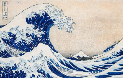 Clementoni Puslespil - Hokusai Wave - Museum - 1000 Brikker