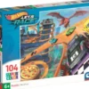 Clementoni Puslespil - Hotwheels - 104 Brikker