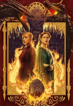 Clementoni Puslespil - House Of The Dragon - High Quality - 1000 Brikker