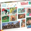Clementoni Puslespil 10-I-1 - Dyre Venner - 18-60 Brikker