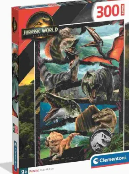 Clementoni Puslespil - Jurassic World 2025 - 300 Brikker