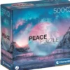 Clementoni Puslespil - Light Blue - Peace - 500 Brikker