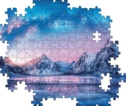Clementoni Puslespil - Light Blue - Peace - 500 Brikker