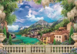 Clementoni Puslespil - Lush Terrace On Lake - High Quality - 3000 Brikker