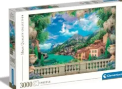 Clementoni Puslespil - Lush Terrace On Lake - High Quality - 3000 Brikker