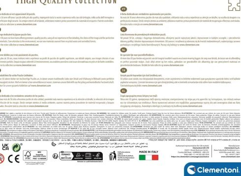 Clementoni Puslespil - Matterhorn - High Quality - 500 Brikker