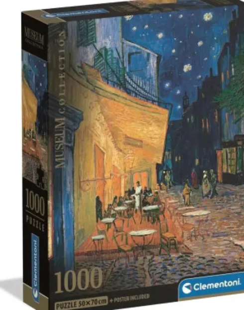 Clementoni Puslespil - Museum Van Gogh Cafe Terrace At Night - 1000 Brikker