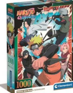 Clementoni Puslespil - Naruto Shippuden - 1000 Brikker