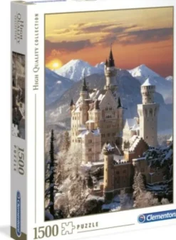 Clementoni Puslespil - Neuschwanstein - High Quality - 1500 Brikker