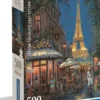 Clementoni Puslespil - Night At The Eiffel Café - High Quality - 500 Brikker