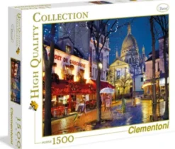 Clementoni Puslespil - Paris Montmartre - High Quality - 1500 Brikker