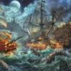 Clementoni Puslespil - Pirates Battle - High Quality - 6000 Brikker