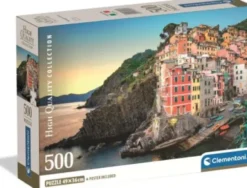 Clementoni Puslespil - Riomaggiore Coast - High Quality - 500 Brikker