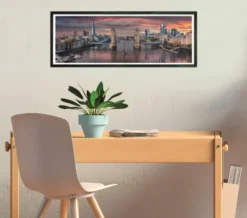 Clementoni Puslespil - River Thames - High Quality Panorama - 1000 Brikker