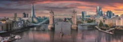 Clementoni Puslespil - River Thames - High Quality Panorama - 1000 Brikker