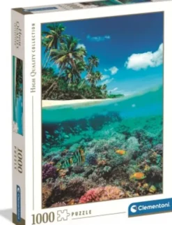 Clementoni Puslespil - Sommer Paradis - High Quality - 1000 Brikker