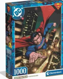 Clementoni Puslespil - Superman 2 - Compact - 1000 Brikker