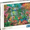 Clementoni Puslespil - The Greenhouse Caretakers - High Quality - 500 Brikker