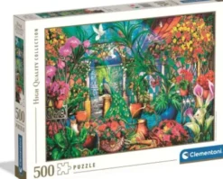 Clementoni Puslespil - The Greenhouse Caretakers - High Quality - 500 Brikker