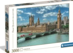 Clementoni Puslespil - The Houses Of Parliament - High Quality - 3000 Brikker - 20 Brikker