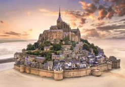 Clementoni Puslespil - The Mont Saint-Michel Risin - High Quality - 1500 Brikker