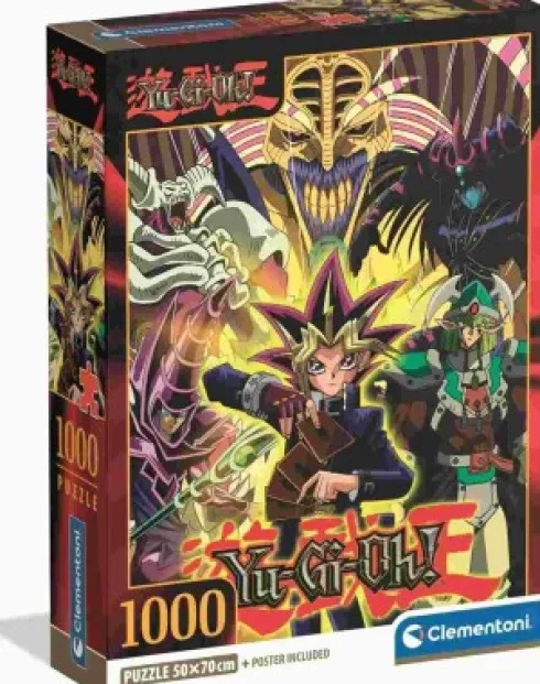 Clementoni Puslespil - Yugioh - Compact Box - 1000 Brikker