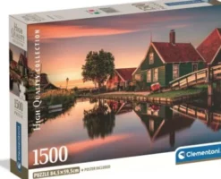 Clementoni Puslespil - Zaanse Schans - High Quality - 1500 Brikker