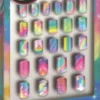 Clementoni - Rainbow Crazy Chic Beauty - Press & Go Nails