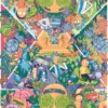 Clementoni - Rick & Morty 2 Puzzle - 1000 Brikker - Puslespil