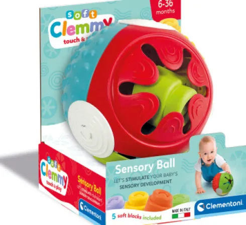 Clementoni - Sansebold Med Byggeklodser - Soft Clemmy