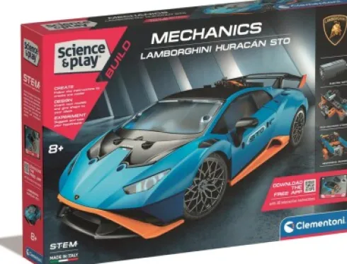 Clementoni - Science And Play Build - Mechanics - Lamborghini Huracan Sto
