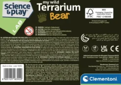 Clementoni - Science & Play - My Wild Terrarium - Bear