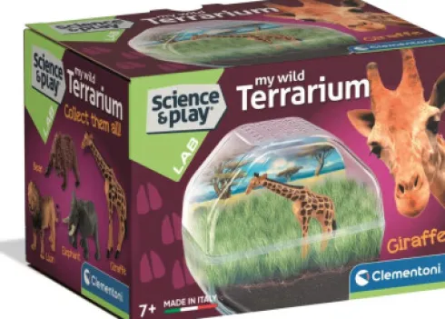 Clementoni - Science & Play - My Wild Terrarium - Giraffe