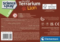 Clementoni - Science & Play - My Wild Terrarium - Lion
