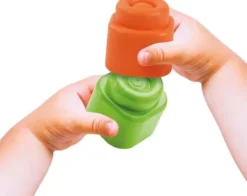 Clementoni - Soft Clemmy - Hvalp Med 4 Bløde Klodser - Orange