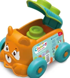 Clementoni - Soft Clemmy - Hvalp Med 4 Bløde Klodser - Orange