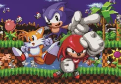 Clementoni - Sonic The Hedgehog - Gaming Puzzle - 500 Brikker
