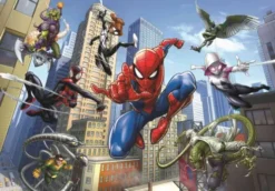 Clementoni - Spider-Man Puzzle - 104 Brikker - Super Puslespil