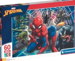 Clementoni - Spider-Man Puzzle - 60 Brikker - Maxi Puslespil
