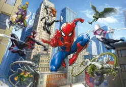 Clementoni - Spider-Man Puzzle - 104 Brikker - Marvel Puslespil