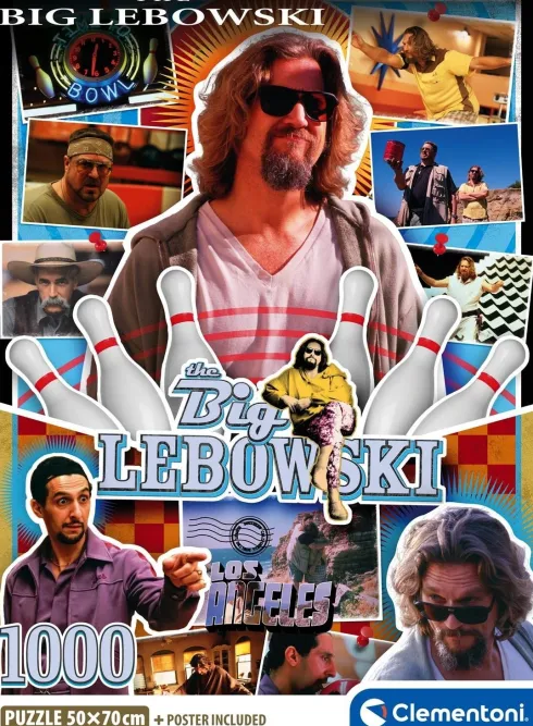 Clementoni - The Big Lebowski Puzzle - 1000 Brikker - Puslespil