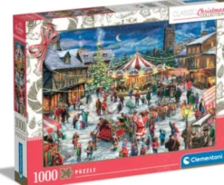Clementoni - The Christmas Fair - Classic Christmas - 1000 Brikker