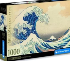 Clementoni - The Great Wave - Hokusa - Museum - Puslespil 1000