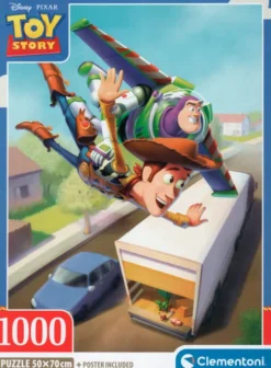 Clementoni - Toy Story Puslespil - 1000 Brikker - Disney Pixar