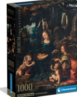 Clementoni - Virgin Rocks - Louvre - Museum - Puslespil - 1000