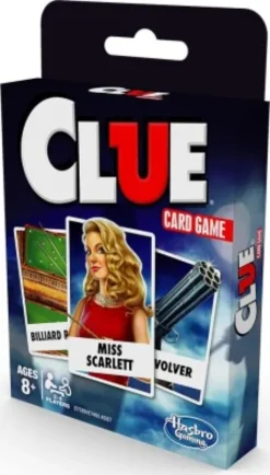 Clue - Cluedo Kortspil Udgave - Dansk Norsk - Hasbro E7599