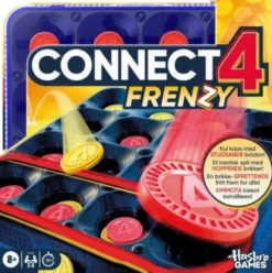 Connect 4 - Frenzy - Fire På Stribe Brætspil - Hasbro G2782