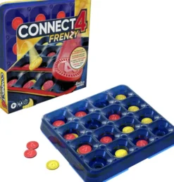 Connect 4 - Frenzy - Fire På Stribe Brætspil - Hasbro G2782